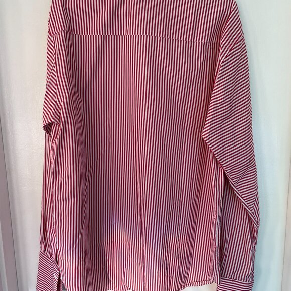 Favourbrook London Bengal Stripe Dress Shirt - Red/White - Men's - Picture 4 of 11